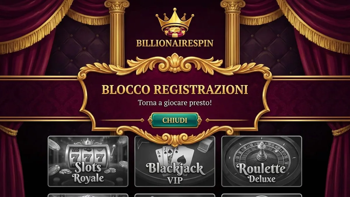 Registrazione con bonus