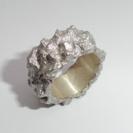 Anello argento artigianale